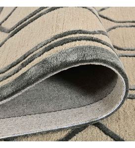 Tapis Shahkar sur mesure, forme personnalisée, tissés à la main, modernes, multi-plumes, en laine, antimicrobiens, antidérapants, PET, 14 mm d'épaisseur, ensemble de tapis personnalisable - Product Image 6