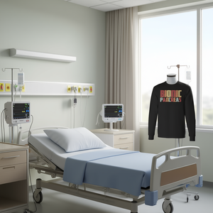 T-shirt à manches longues pour la thérapie post-opératoire de la transplantation bionique du pancréas - T-shirt promotionnel de rétablissement - Product Image 3