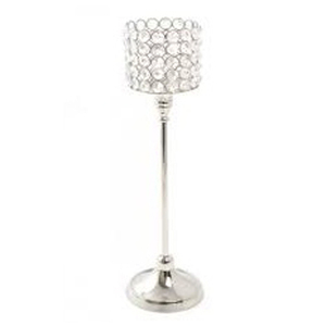 Diamond <b>Crystal</b> Stone Candlestick <b>Stand</b> Minimalist Luxury Wedding Pillar Holder Elegant Home Decor for Christmas - Product Image 1