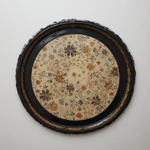 Plato de Presentación de Hierro Gris Niebla, Acabado Mate Suave, Ligera Veteación de Mármol, Minimalista, Elegante, Ligero, Estilo Art Deco para Comedor - Product Image 2