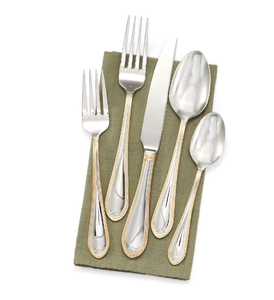 Stainless steel Engrave Cutlery Set Coating Gold Color available Fork mirrored steel Flatware Sets <b>for</b> <b>Wedding</b> - Product Image 2