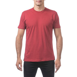 เสื้อยืดคอกลมแขนสั้นผ้าฝ้ายเฮฟวี่เวทสำหรับผู้ชาย PRO CLUB - Product Image 5