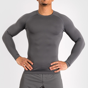 Men Performance Compression Rash Guard <b>Shirt</b> For Running Workout Gym Activewear Clothing Oem - Product Image 1