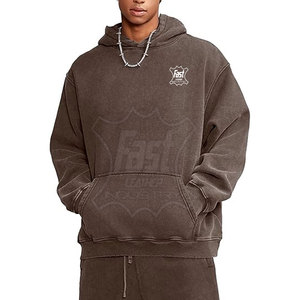 Sudadera Holgada Informal de Forro Polar para Hombre, Sudadera con Capucha Extra Grande, Cómoda y Casual para Hombre - Product Image 1