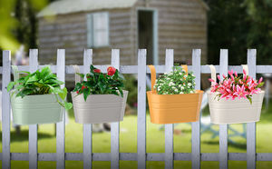 Maceta de metal y maceta colgante de forma redonda de color personalizado a precio barato para venta caliente a bajo precio - Product Image 5