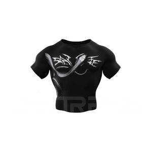 เสื้อออกกำลังกายระดับพรีเมี่ยมสำหรับผู้ใหญ่และ2025เสื้อยืดรัดรูปผ้าใยไฟเบอร์สำหรับผู้ชายเสื้อสีทึบ - Product Image 3