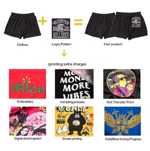 Polyester Double Couche Hommes Shorts Entrejambe Noir Personnalisé polyester natation taille élastique Gym Shorts Pour vêtements de sport pour femmes - Product Image 6