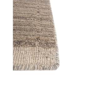 พรมขนสัตว์ทอมือสีเบจและสีน้ำตาลลายเรขาคณิต สำหรับห้องนั่งเล่น ทางเข้าบ้าน ห้องโถง และห้องนอน รุ่น Hwl-148 - Product Image 4