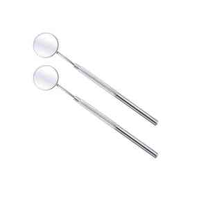 กระจกส่องฟันสำหรับจัดฟันที่มีด้ามจับสแตนเลสเครื่องมือผ่าตัดแบบแมนนวล - Product Image 5