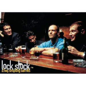 Postkarte Lock Stock & Two Smoking Barrels <b>Poster</b> Design Postcard - Product Image 1