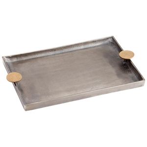 Excellent Quality Classy Look Rectangle Shape Metal Serving Tray Hotel and Home <b>Table</b> Decorative Food Serving Dish in Bulk - Product Image 1