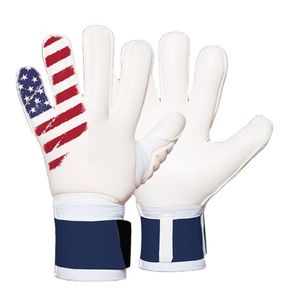 Gants de gardien de but professionnels de haute qualité, design personnalisé, protection intégrale des doigts, paume plate haute résistance, utilisation en extérieur - Product Image 1