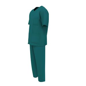 Nursing <b>Uniform</b> <b>Scrub</b> Sets Medical Hospital Workwear Women Men Plus Size Maternity White Blue Navy Royal Green OEM Seamless - Product Image 3