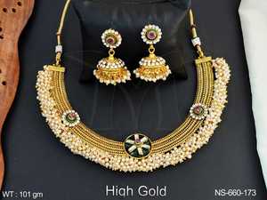 Conjuntos de collar antiguo de suministro al por mayor, conjuntos de joyería de moda de 77g para bodas y fiestas a precio asequible - Product Image 4