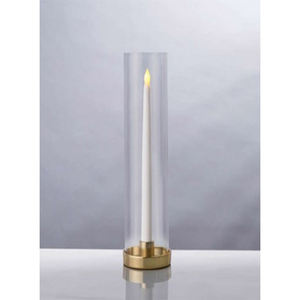 Lujoso candelabro de Metal hecho a mano linterna 20cm Pilar portavelas Logo alto para uso doméstico para Navidad Día de San Valentín - Product Image 1