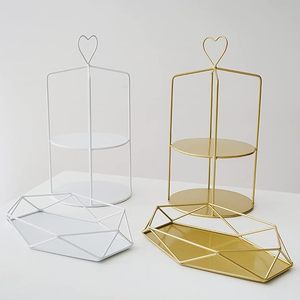 แท่นโชว์เค้กแบบมือจับโลหะ - Product Image 3
