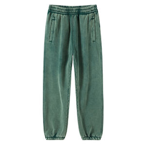Pantalon de survêtement décontracté pour femmes, délavé à l'acide, pantalon de survêtement confortable de couleur unie à la mode pour femmes - Product Image 3