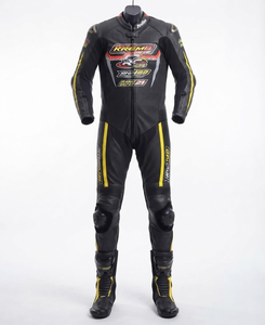 Combinaison de course pour homme Zuzuki en cuir de vache/canguro authentique, équipement de moto professionnel pour la course sur circuit, combinaison 1 pièce/Traje CE - Product Image 1