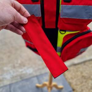 เสื้อกั๊กกันไฟและรถพยาบาลเสื้อกั๊กนิรภัยมองเห็นได้ชัดเจนเสื้อกั๊กสะท้อนแสงมีซิปด้านหน้า - Product Image 4