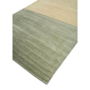 Alfombras de Bambú y Seda Tejidas a Mano Basis Green, Alfombras Clásicas Rectangulares a Rayas de Viscosa para el Hogar, Pasillo, Sala de Estar de Color Sólido - Product Image 2