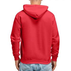 Vêtements d'hiver pour hommes en gros, personnalisés, imprimés et brodés, en molleton 100% coton épais, doublé, écologique, teint uni - Product Image 3