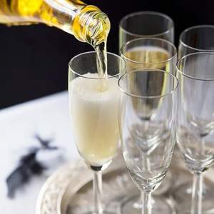 Cristal élégant de logo personnalisé pour des verres de flûte à champagne conception grande 150 ml Barware acrylique transparent réutilisable pour le mariage - Product Image 5