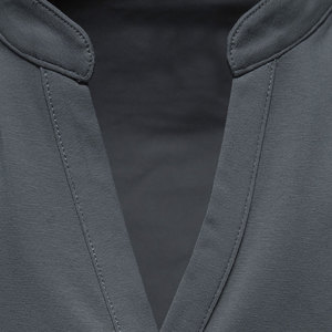 T-shirt de course à séchage rapide pour hommes respirant 220g coton/fibre de bambou motif solide vêtements de sport décontractés conception vierge - Product Image 4