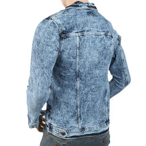 2025 Factory Price Design Your Own Jean Jacket For Men / Wholesale Fashionable Winter Jeans Denim Jackets - Product Image 3