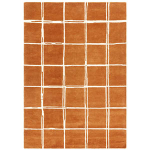 Modern Custom Handmade Orange Solid Color Wool <b>Rug</b> Luxury Non-Slip Irregular Shaped Hand Tufted Carpet Living Room Picnic Decor - Product Image 1