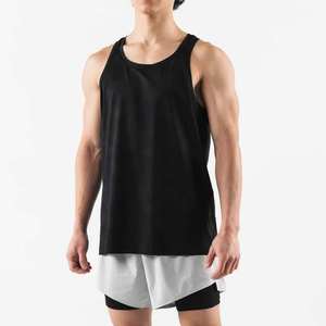 Débardeur de musculation sans manches à séchage rapide pour homme, vêtements grande taille 100% coton polyester - Product Image 3