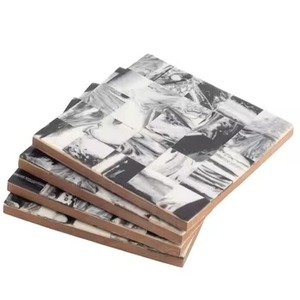 Juego de posavasos de madera de forma cuadrada de alta calidad, posavasos de té para Decoración de mesa, manteles y almohadillas para el hogar y el comedor - Product Image 6