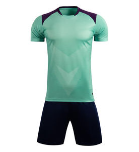 Uniforme de fútbol impreso Traje de entrenamiento juvenil para niños Hombres Incluye pantalones cortos de Jersey de fútbol Tecnología de corte automatizado - Product Image 1