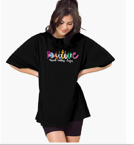 T-shirts d'été en coton surdimensionné pour femmes de grande taille en vrac T-shirts en vrac solide uni avec Logo Style décontracté importé Bangladesh - Product Image 3