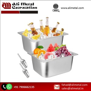 Cubo de hielo de metal hecho a mano con tamaño y forma personalizables con diseño extranjero-para enfriamiento de vino, cerveza y champán - Product Image 2