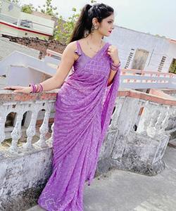 Kanchipuram Seda Sari Fiesta Desgaste Boda India Último Diseñador Banarasi Algodón Seda Sari Con Blusa Señoras Desgaste Mayorista Ropa - Product Image 1