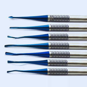 ชุดลิฟต์ทันตกรรม PDL หรูหราชุดเครื่องมือถอนฟันสแตนเลสตลับเทปคาสเซ็ตที่ผ่านการรับรองจาก CE คู่มือที่มีน้ำหนักเบา - Product Image 2