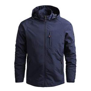 Haute qualité en gros haute qualité 2025 tendance hommes Trench hommes extérieur coupe-vent imperméable homme veste - Product Image 5