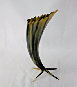 แจกันดอกไม้บัฟฟาโลฮอร์นธรรมชาติคุณภาพสูงตกแต่งโต๊ะโต๊ะแจกันดอกไม้บัฟฟาโลฮอร์น - Product Image 1