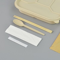Ensemble de couverts jetables WEIMEI 100% compostables et écologiques en fibres végétales PLA, fourchettes, cuillères et couteaux biodégradables sans BPA