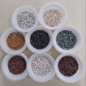 Produit en pierre naturelle spécial, copeaux de pierre de terrazzo en marbre de couleur naturelle, design moderne, pour les applications de revêtement mural, de sol et d'aménagement paysager - Product Image 1