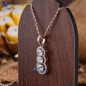 จี้เพชรโรสโกลด์ตัดกลม TDW 2.19 โดย Labstone / ประกายด้วยความมั่นใจ / สี EF-VS - Product Image 2