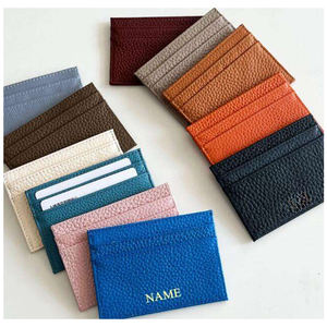 Porte-cartes en cuir véritable de qualité supérieure, design moderne et luxueux, style tendance, pour cartes de visite, utilisation professionnelle, nouvelle génération - Product Image 1