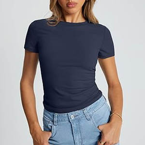 Camiseta de Mujer Bella Canvas, Cuello Redondo, Ecológica, Comprimida, Personalizable, Talla Grande, Lisa - Product Image 6