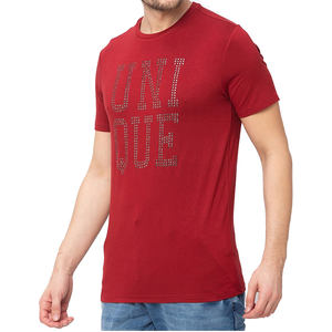 T-shirt pour homme en coton uni prêt à imprimer, tissu stable, couture solide, respirant, toucher doux, durable, pour un usage quotidien - Product Image 2