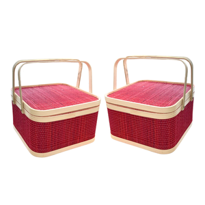 สินค้าขายดีธรรมชาติสัมผัส: กระเช้าของขวัญไม้ไผ่สำหรับช่วงเวลาที่น่าจดจำที่มีคุณภาพสูง - Product Image 1