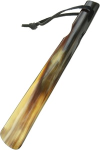 Chausse-pied en corne de buffle polie extra long avec logo personnalisé, style nautique, facile à utiliser pour la maison et les hôtels, artisanat naturel - Product Image 2