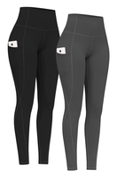 Leggings de yoga taille haute avec poche pour téléphone, longueur intégrale, extensibles, respirants, pantalons de sport pour femmes, couleur unie
