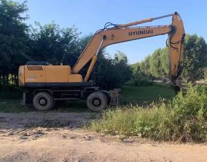 Excavadora usada r210, excavadora, equipo pesado Hyundai, excavadora de ruedas a la venta - Product Image 2