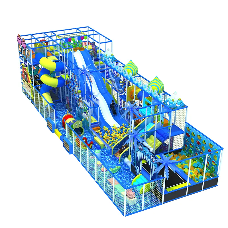 Commercial Children's Paradise With Various Kids Preferred Indoor Playground Equipment