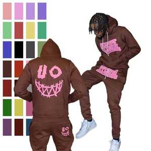 Jersey de gran tamaño personalizado de alta calidad, trajes de jogging para hombre, chándal de invierno transpirable de talla grande, fabricación de talla Hugh - Product Image 1